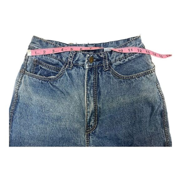 Vintage Jordache High Waist  Jeans 90s Mom Straight Braided Stitch Sz 26 Western - Picture 4 of 9